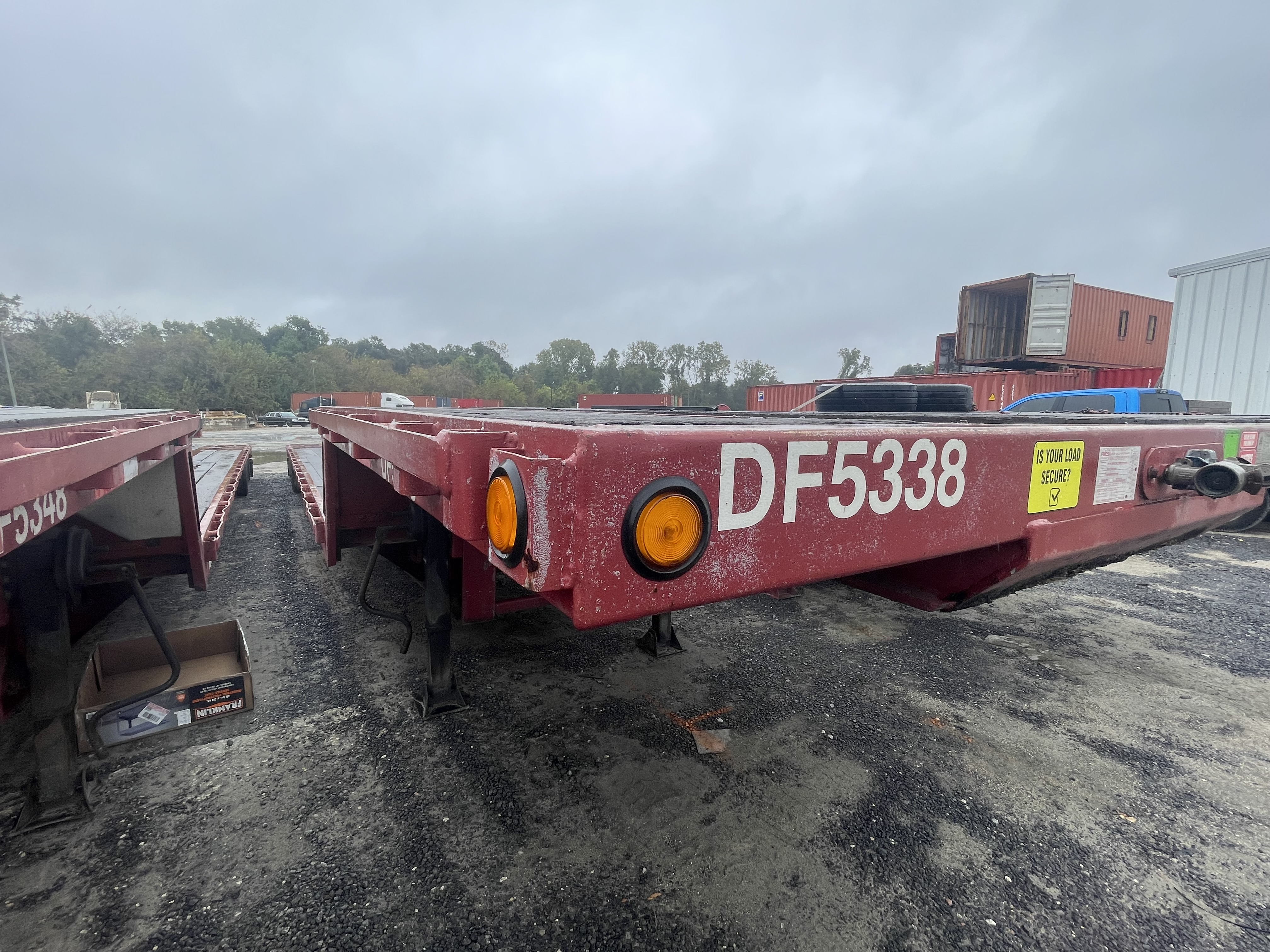2004 Trail King Tri Axle Step Deck