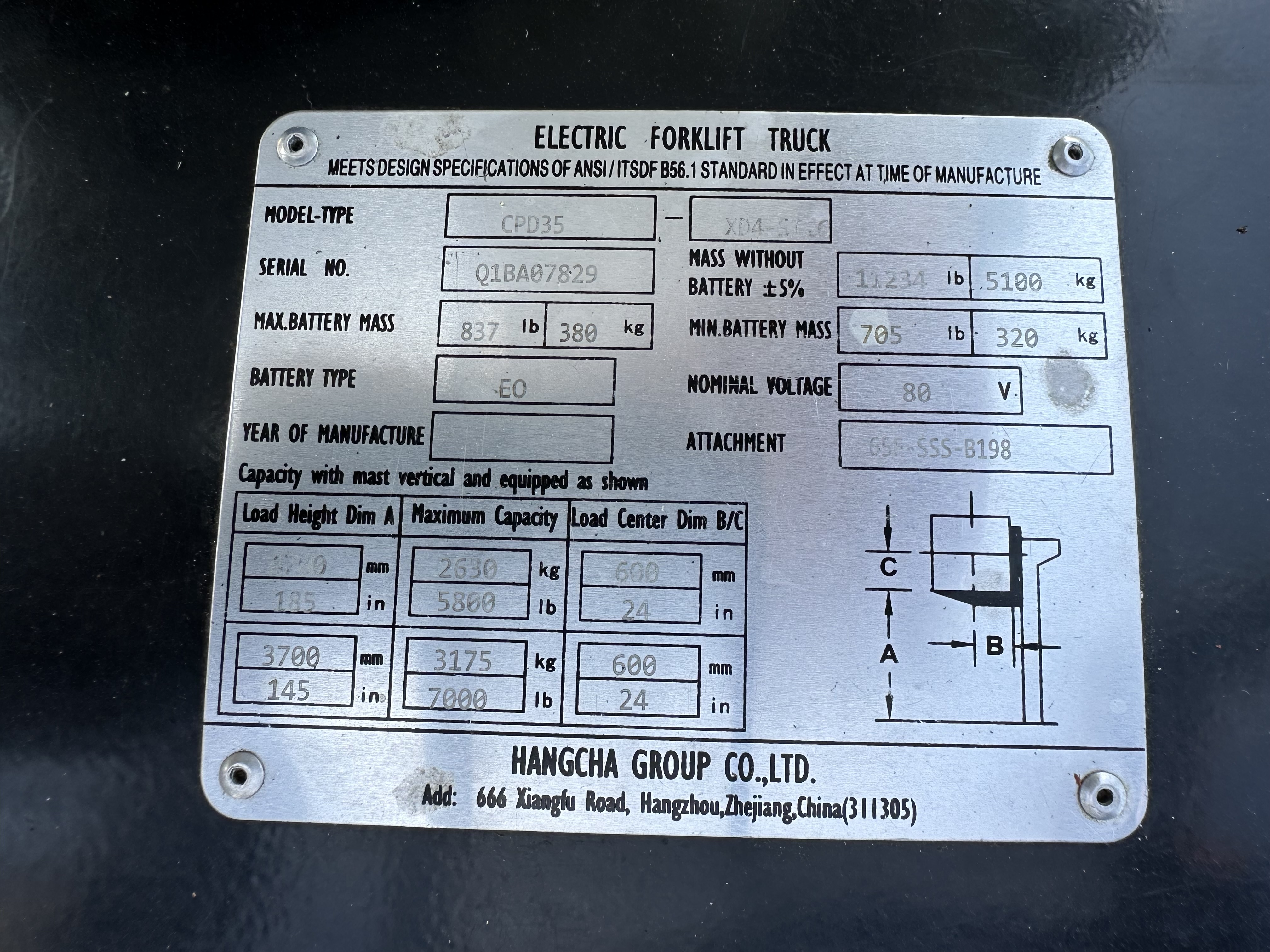 2021 Hangcha CPD35 - photo 5