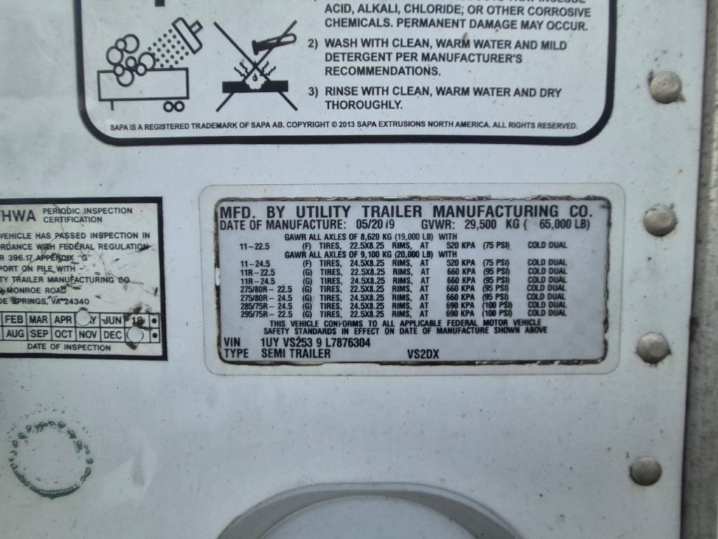 2020 Utility VS2DX 53 Ft Dry Van - photo 4