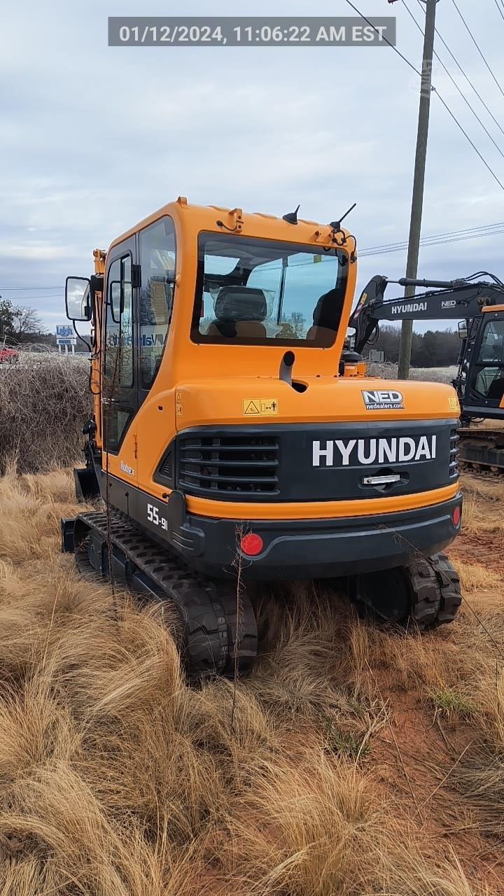 2023 HYUNDAI ROBEX 55-9A Mini Excavator - photo 3