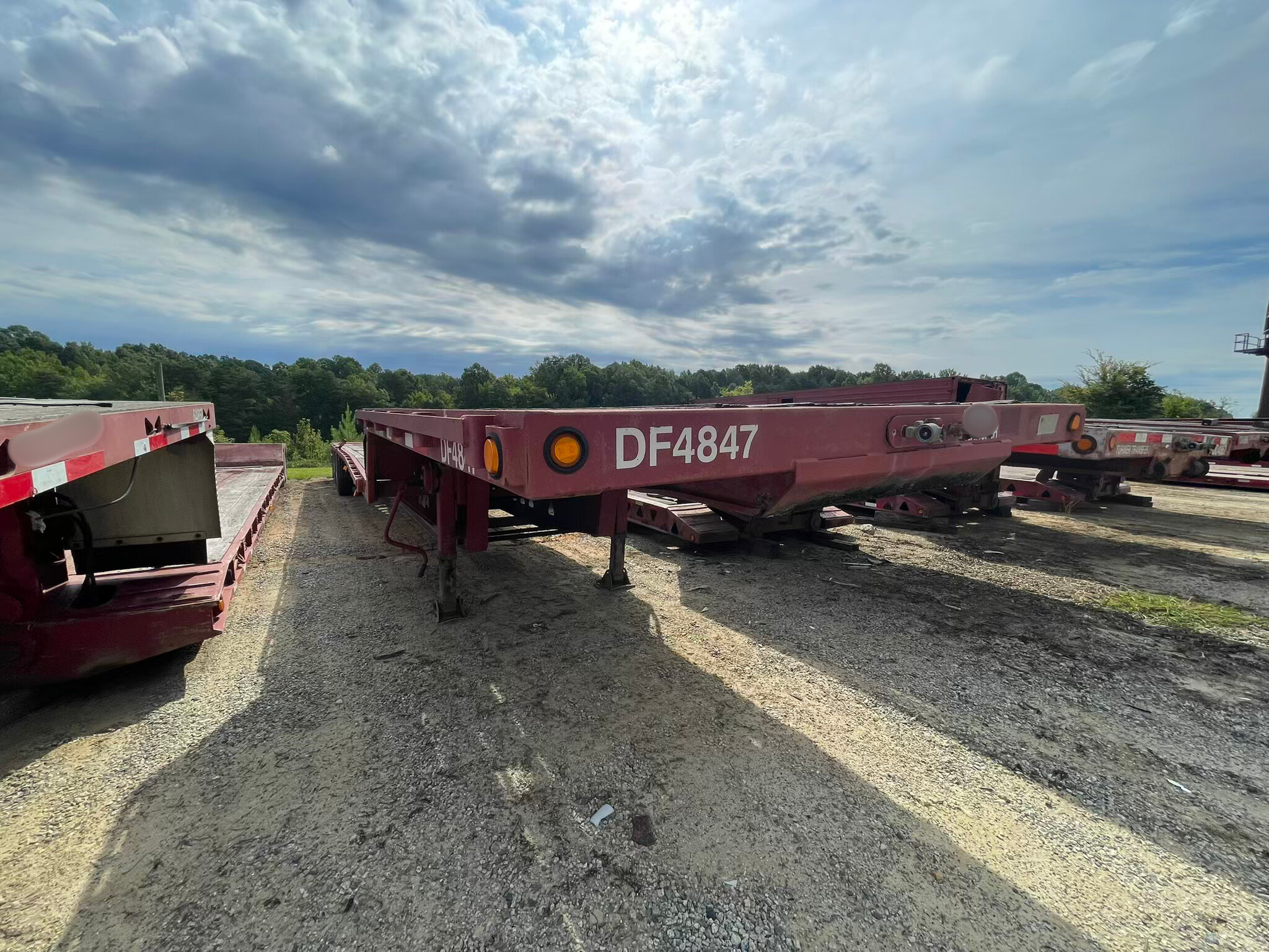 1999 Trail King TK90LCS-483 Drop Deck Trailer