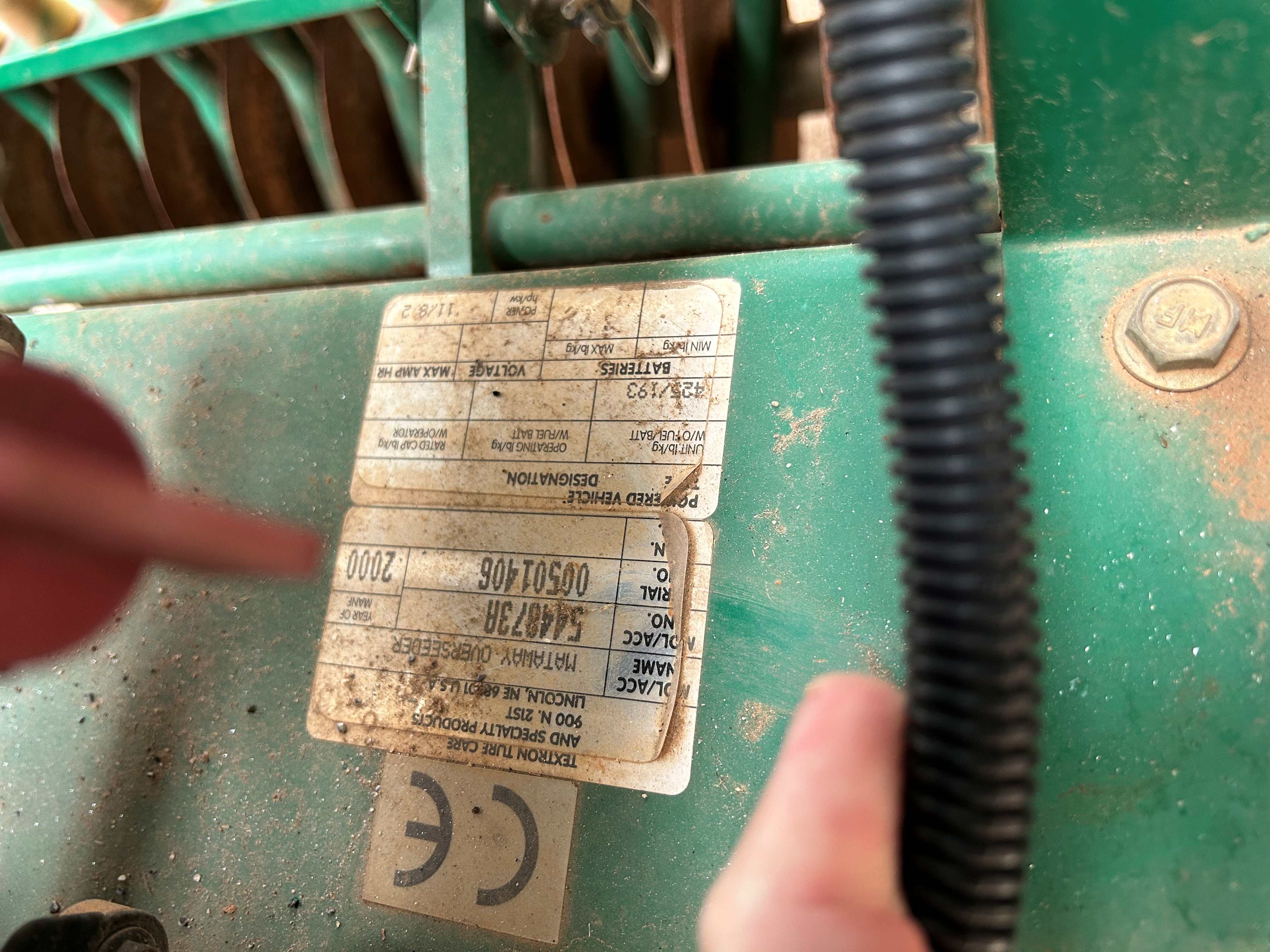 2000 Ryan Mataway 544B73A Overseeder - photo 4