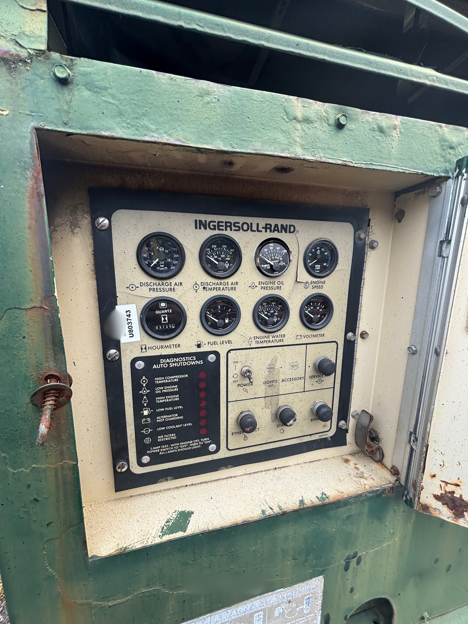 Ingersoll Rand XP-825 Air Compressor - photo 5