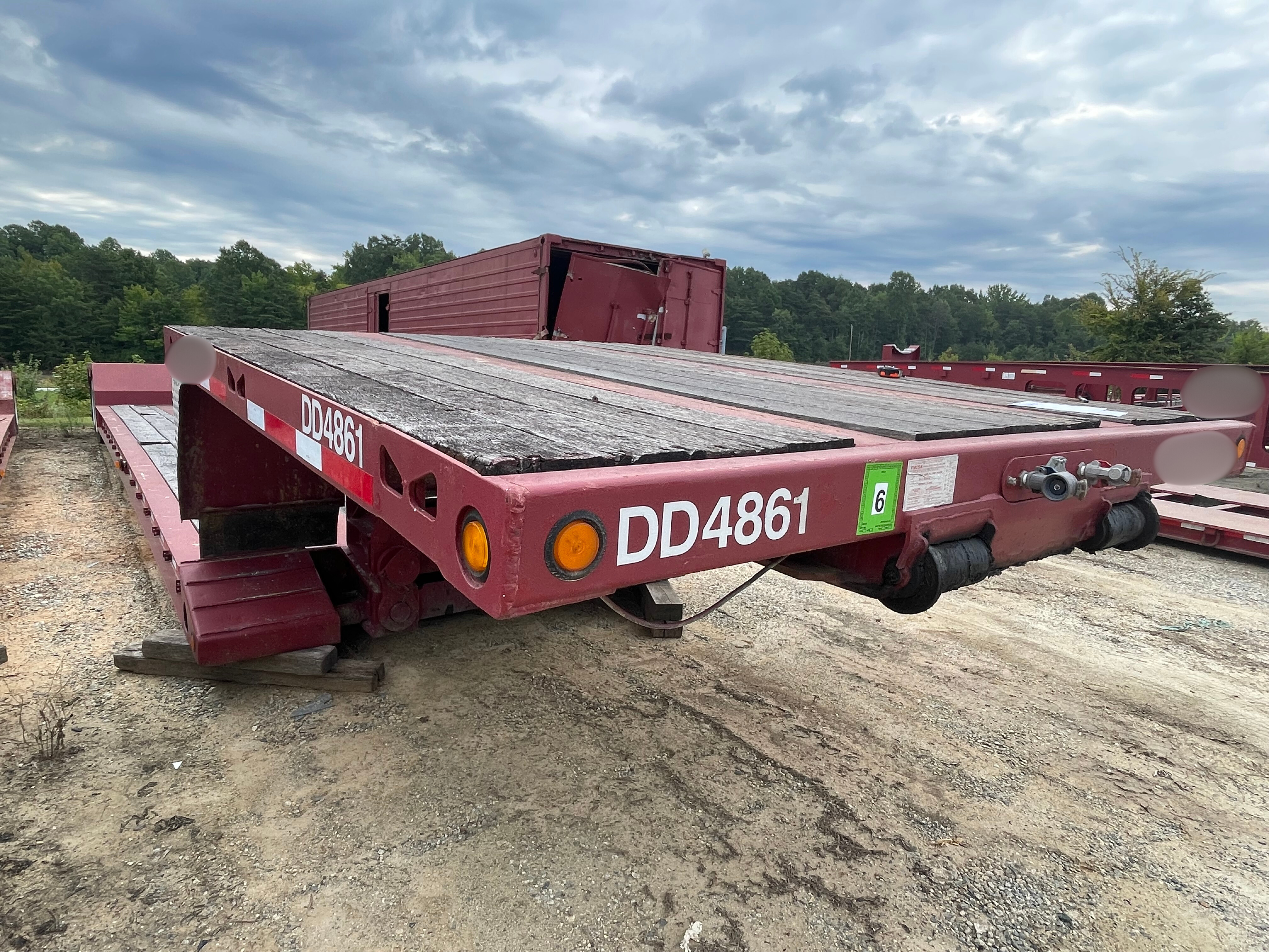 1996 Trail King RGN 48ft Drop Deck Trailer