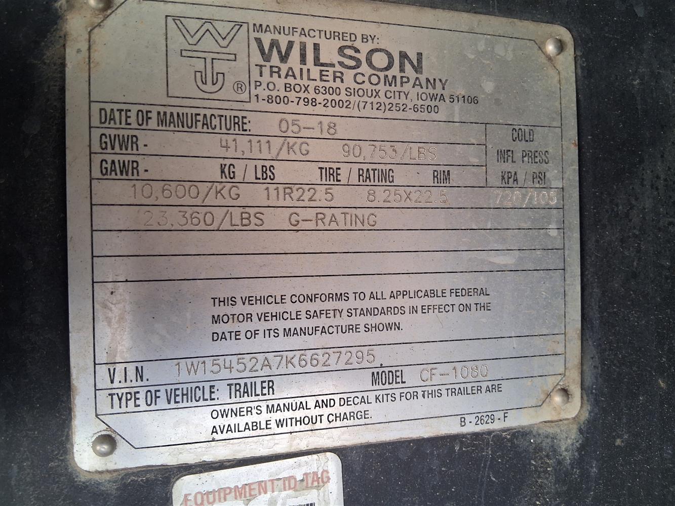 2019 Wilson CF-1080 Conestoga - photo 2