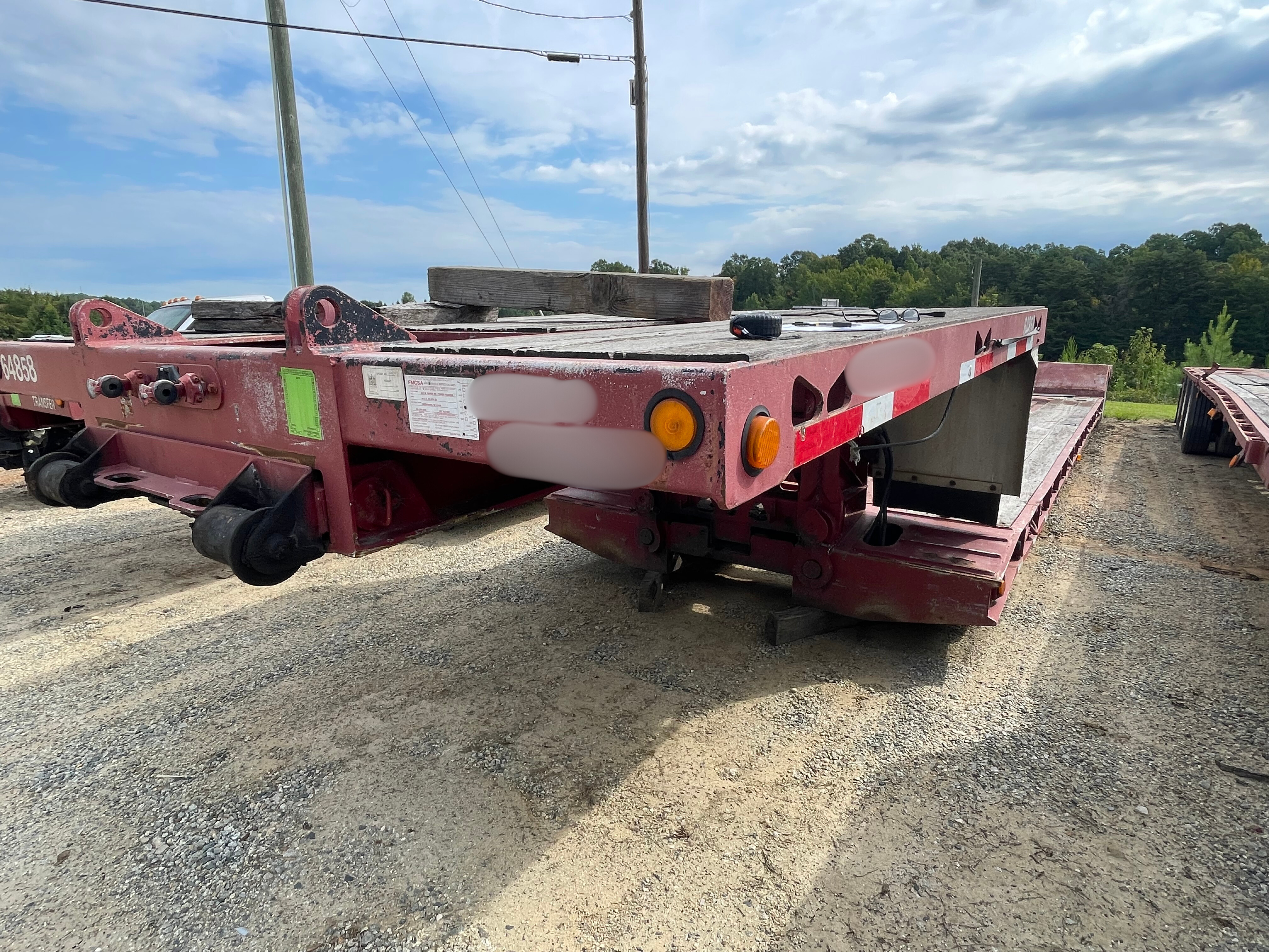 2005 Trail King TK80 RGN Drop Deck Trailer - photo 2