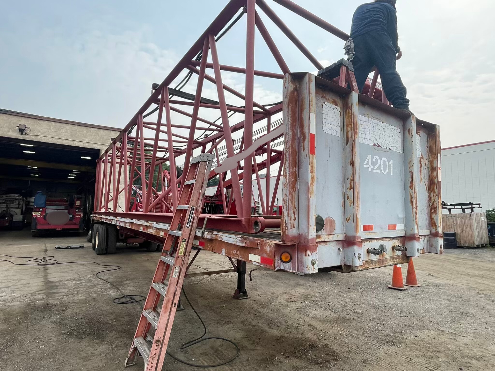 2001 42ft Fontaine Flatbed Trailer - photo 2