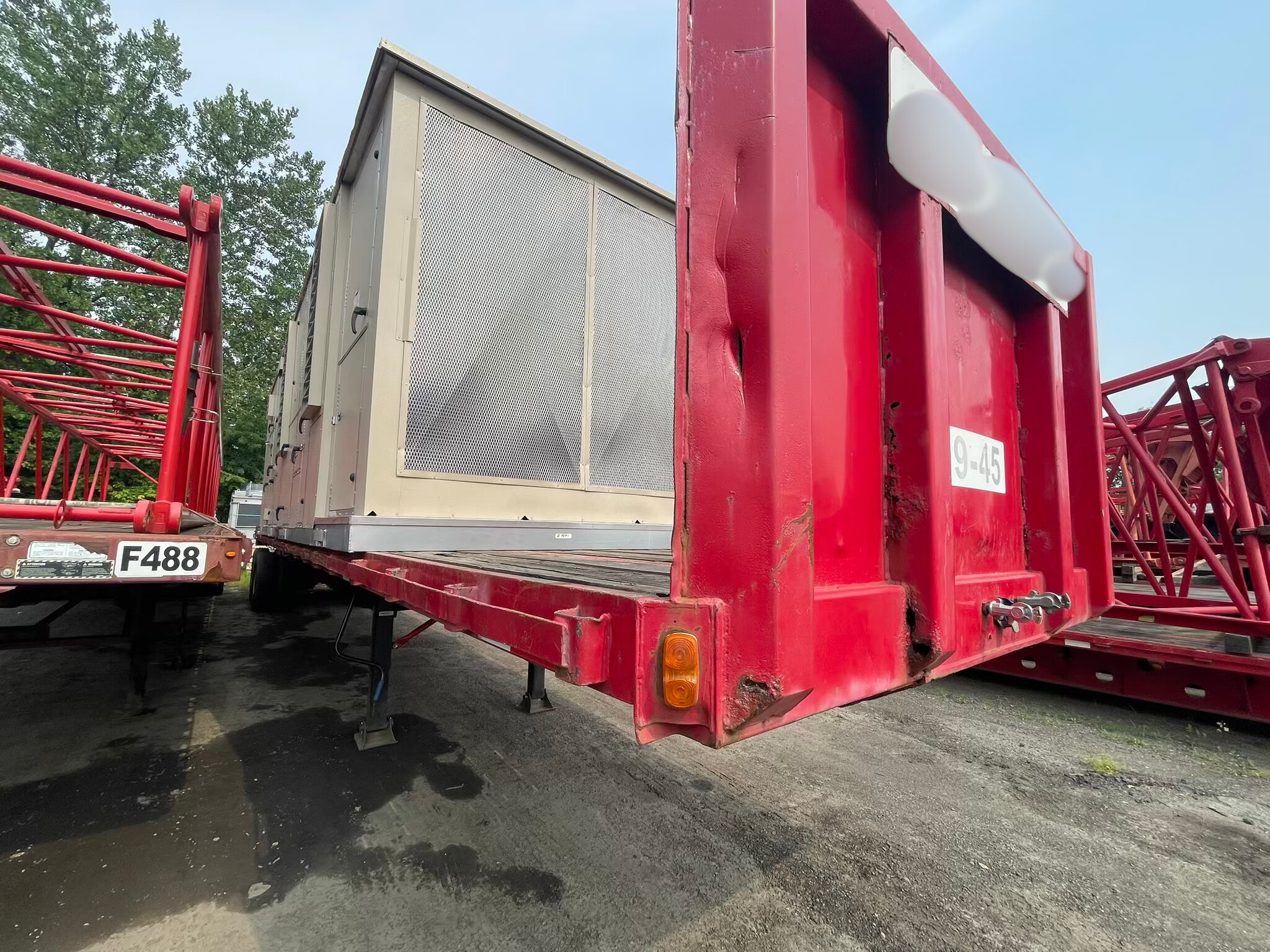 1985 Fruehauf Flatbed Trailer