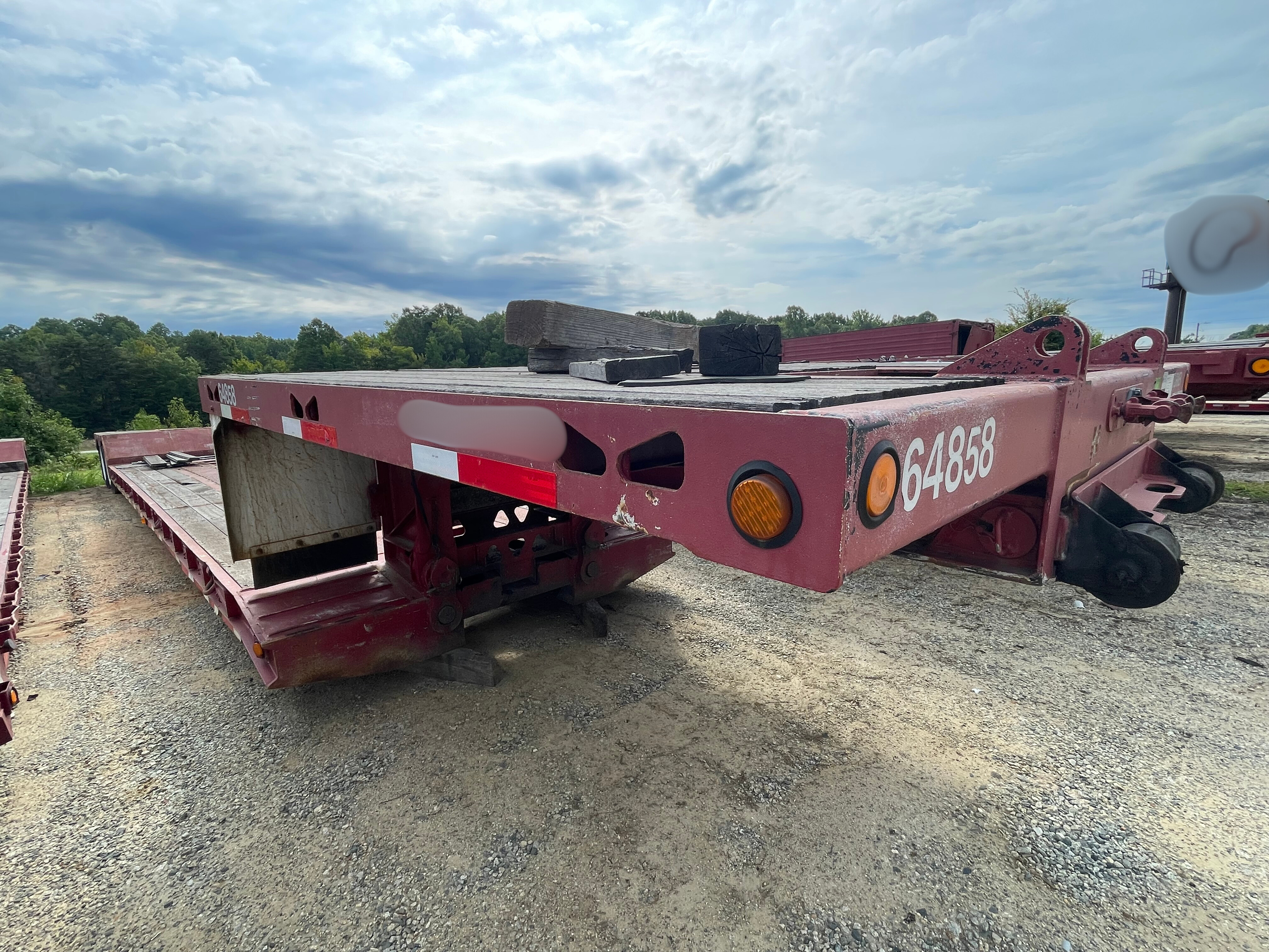 2005 Trail King TK80 RGN Drop Deck Trailer