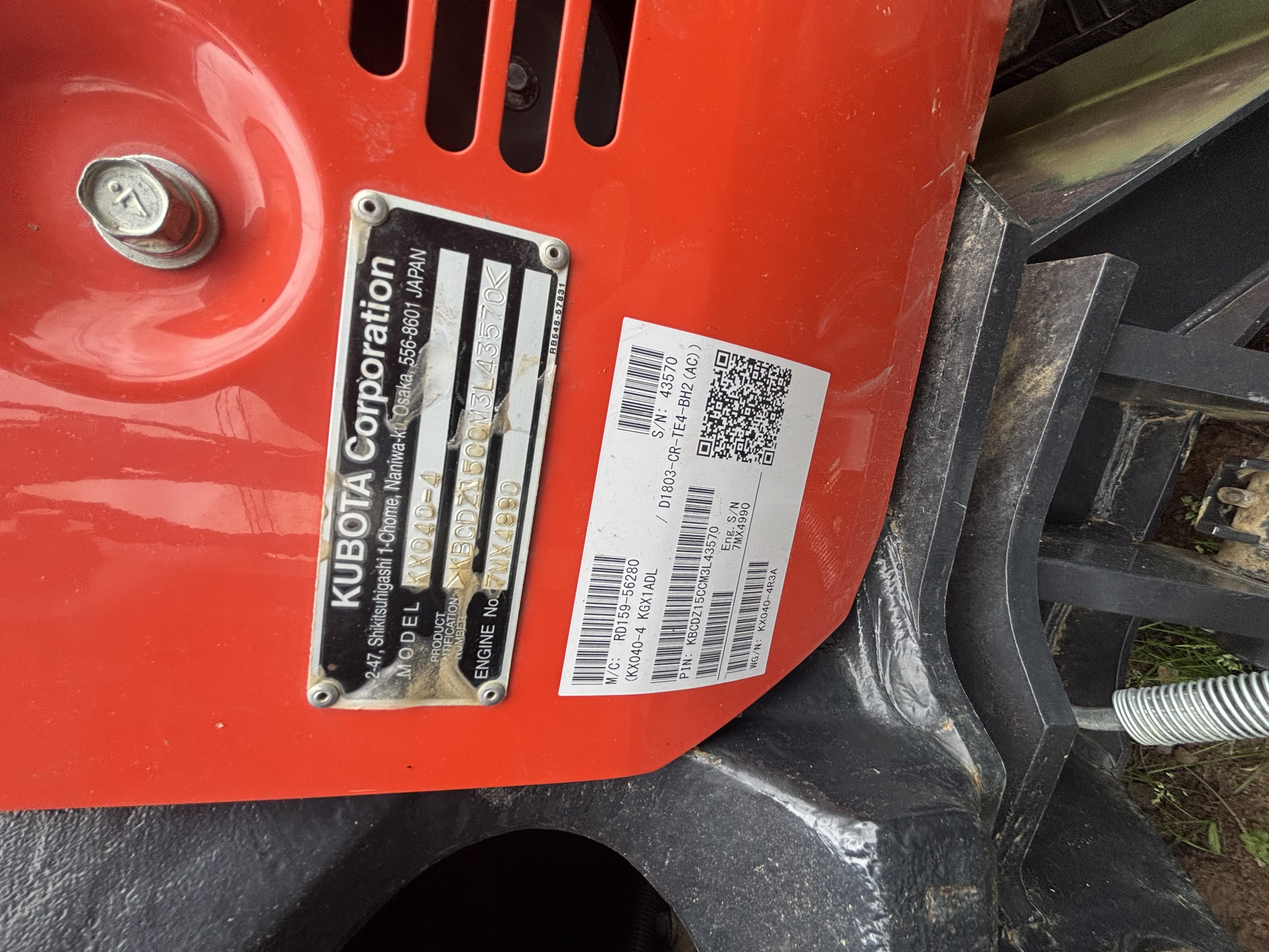 2022 Kubota KX040-4 - photo 6