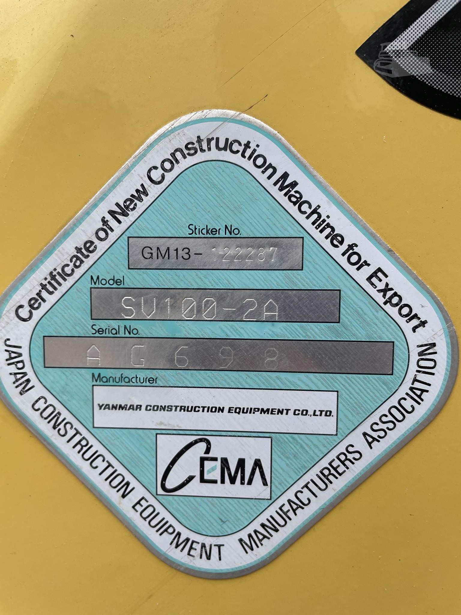 2021 Yanmar SV100-2A - photo 6