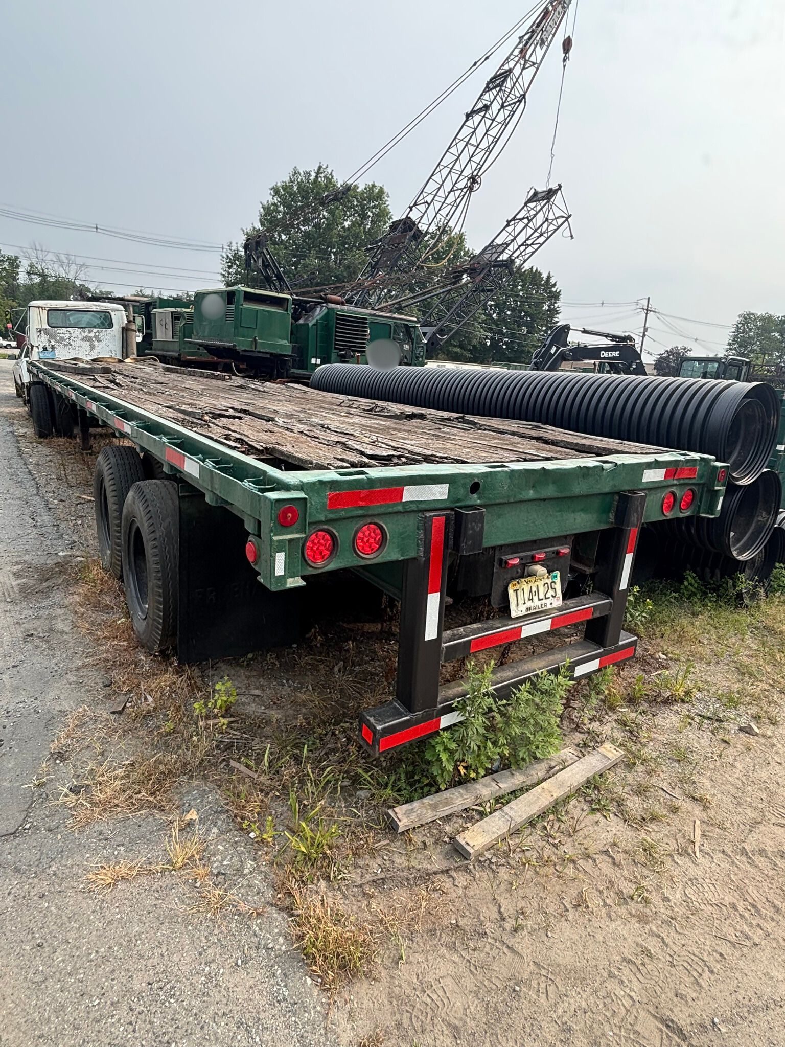 1985 AZT Flatbed Trailer